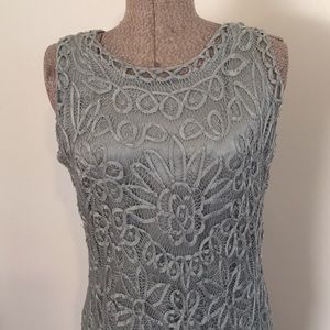 Stunning Silk Macrame Dress